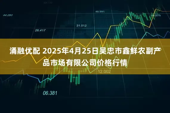 涌融优配 2025年4月25日吴忠市鑫鲜农副产品市场有限公司价格行情
